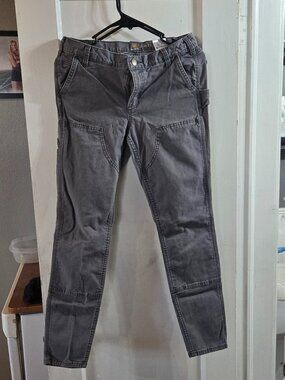 Carhartt Women's Crawford Slim Fit Skinny Utility Pants - Size 6 Regular